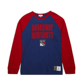 NHL New York Rangers Mitchell & Ness Legendary Slub Raglan Long Sleeve T-Shirt