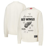 NHL Detroit Red Wings Mitchell & Ness Women's Logo 3.0 Pullover Sweatshirt