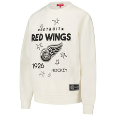 NHL Detroit Red Wings Mitchell & Ness Women's Logo 3.0 Pullover Sweatshirt