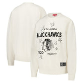 NHL Chicago Blackhawks Mitchell & Ness Women's Logo 3.0 Pullover Sweatshirt