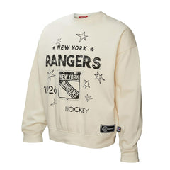 NHL New York Rangers Mitchell & Ness Women's Logo 3.0 Pullover Sweatshirt