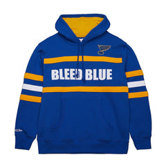 NHL St. Louis Blues Mitchell & Ness Head Coach Slogan Pullover Hoodie
