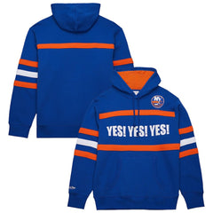 NHL New York Islanders Mitchell & Ness Head Coach Slogan Pullover Hoodie