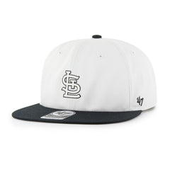 White/Black St. Louis Cardinals '47 Foundation Captain Snapback Hat