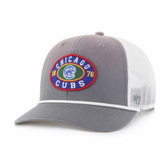 Gray/White Chicago Cubs '47 Tide Sweep Rope Trucker Adjustable Hat