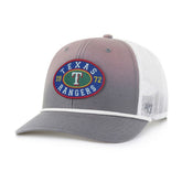Gray/White Texas Rangers '47 Tide Sweep Rope Trucker Adjustable Hat