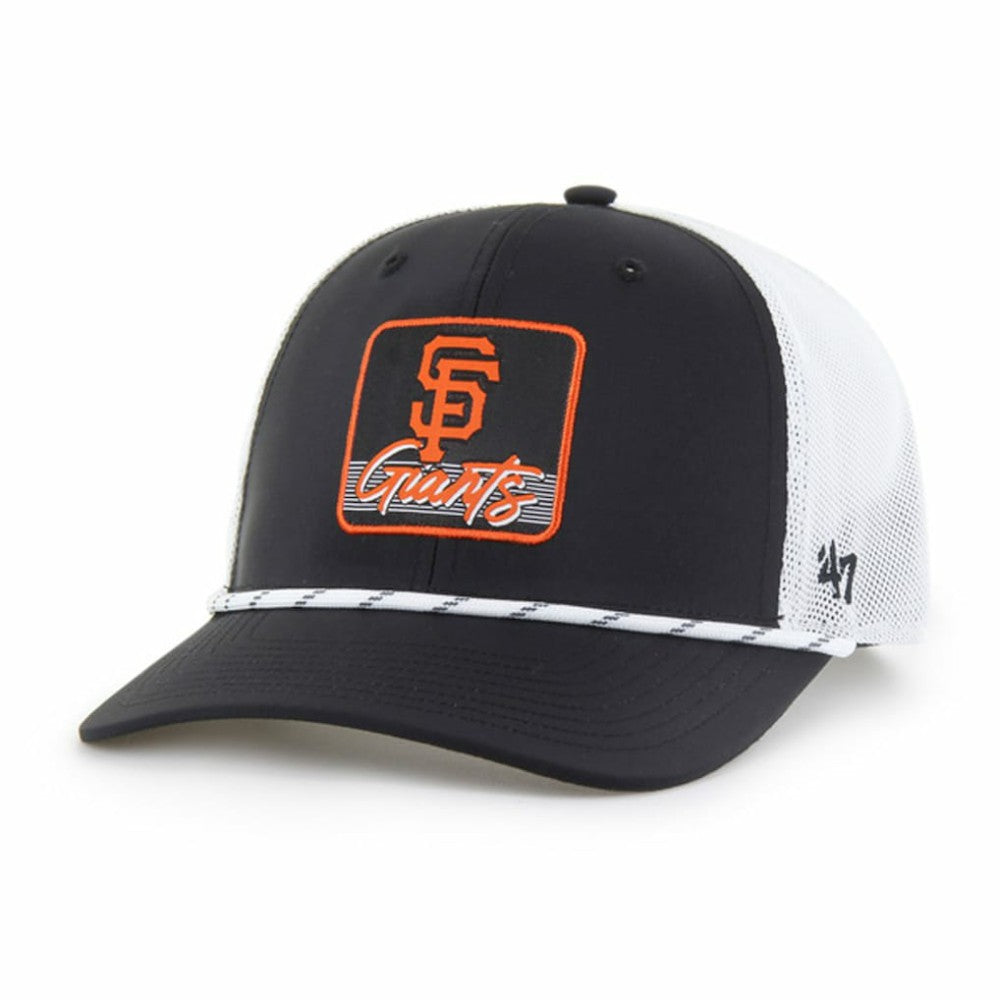 Black/White San Francisco Giants '47 Scratch Adjustable Trucker Hat