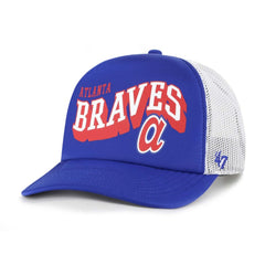 Royal Atlanta Braves '47 Meander Foam Trucker Snapback Hat