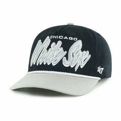 Black Chicago White Sox '47 Dropshadow Rope Hitch Adjustable Hat