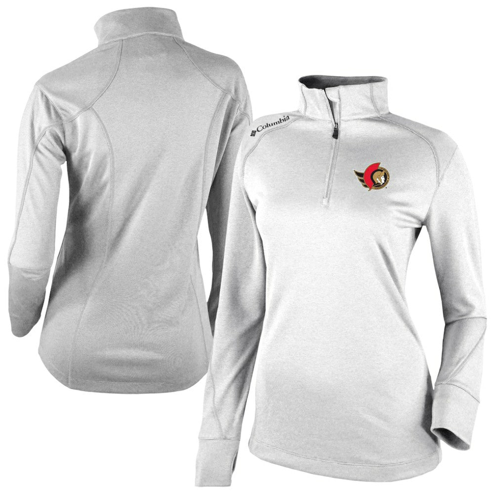 NHL Ottawa Senators Columbia Women's Omni-Wick Shotgun 2.0 Quarter-Zip Pullover Top