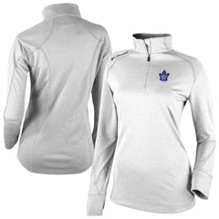 NHL Toronto Maple Leafs Columbia Women's Omni-Wick Shotgun 2.0 Quarter-Zip Pullover Top