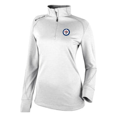 NHL Winnipeg Jets Columbia Women's Omni-Wick Shotgun 2.0 Quarter-Zip Pullover Top