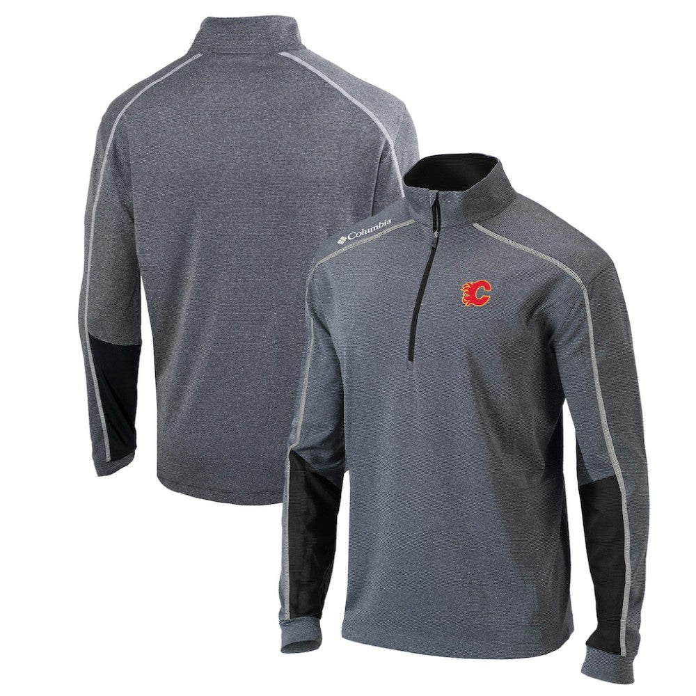NHL Calgary Flames Columbia Omni-Wick Shotgun 2.0 Quarter-Zip Pullover Top