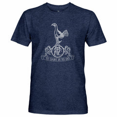 Tottenham Hotspur 1863FC Retro Mono Badge Vintage Tri-Blend T-Shirt