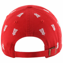 Red Los Angeles Angels '47 Women's Confetti Clean Up Adjustable Hat