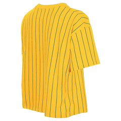Yellow Boston Red Sox New Era Women's 2025 City Connect Pinstripe T-Shirt