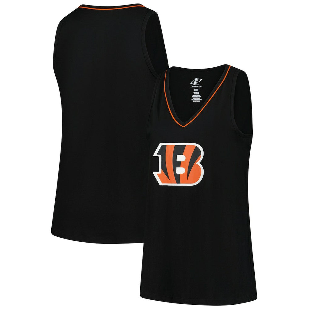 Logo Athletic Women's Plus Size Stellar Win V-Neck Tank Top - Cincinnati Bengals Tops