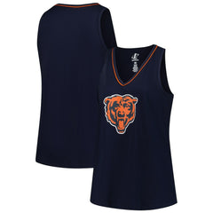 Logo Athletic Women's Plus Size Stellar Win V-Neck Tank Top - Chicago Bears Tops