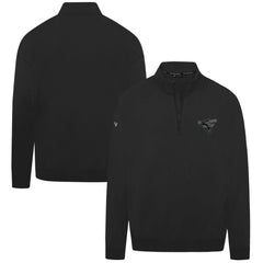 Black Baltimore Orioles Levelwear Murray Nightfall Quarter-Zip Top