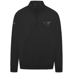 Black Baltimore Orioles Levelwear Murray Nightfall Quarter-Zip Top