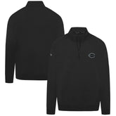 Black Cincinnati Reds Levelwear Murray Nightfall Quarter-Zip Top