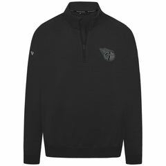 Black Cleveland Guardians Levelwear Murray Nightfall Quarter-Zip Top