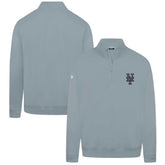 Gray New York Mets Levelwear Murray Nightfall Quarter-Zip Top