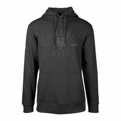 Black New York Mets Levelwear Podium Abyssal Pullover Hoodie