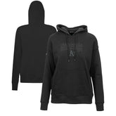 Black Oakland Athletics Levelwear Women's Adorn Darkmoon Pullover Hoodie