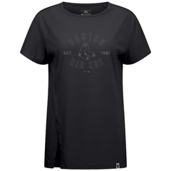 Black Boston Red Sox Levelwear Women's Influx Abyssal T-Shirt