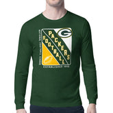 Starter Shield Logo Long Sleeve T-Shirt - Green Bay Packers T-shirts