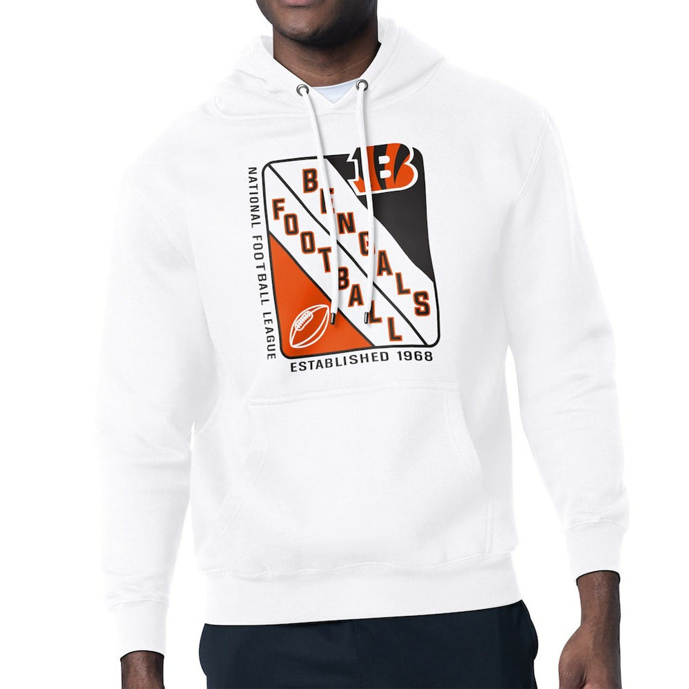 Starter Shield Logo Pullover Hoodie - Cincinnati Bengals Hoodies