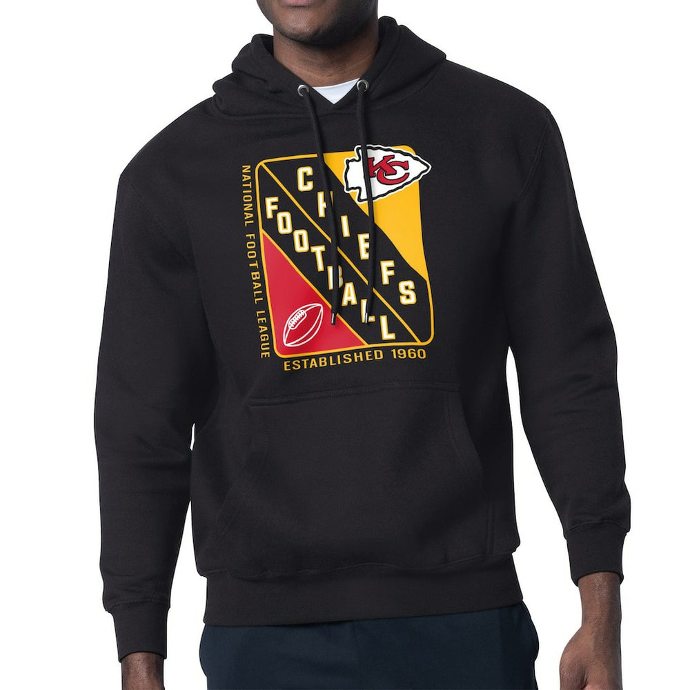 Starter Shield Logo Pullover Hoodie - Kansas City Chiefs Hoodies