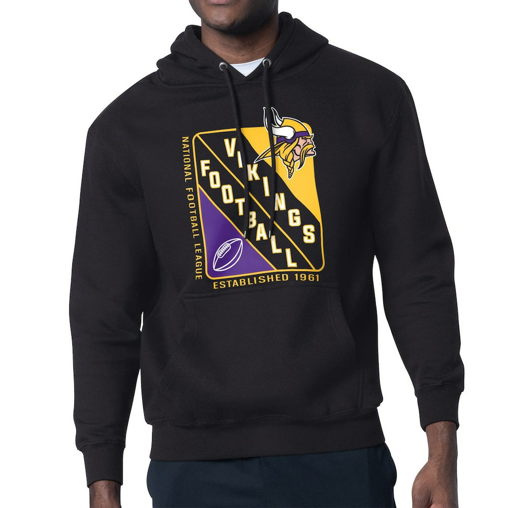Starter Shield Logo Pullover Hoodie - Minnesota Vikings Hoodies