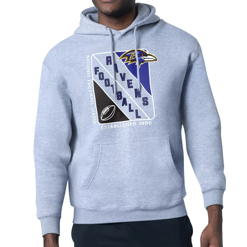 Starter Shield Logo Pullover Hoodie - Baltimore Ravens Hoodies