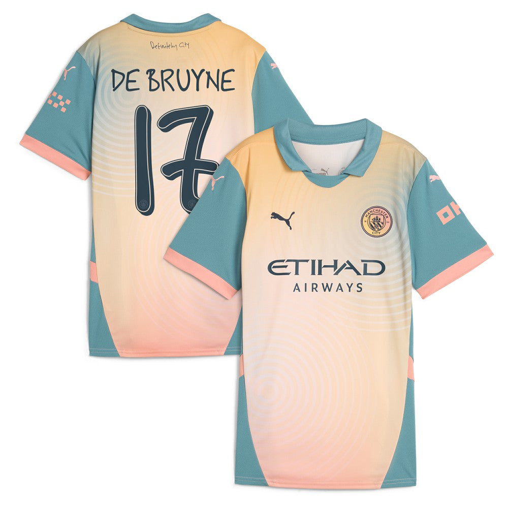Kevin De Bruyne Manchester City Women's 2024/25 Fourth Replica Player Jersey