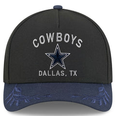Youth 2025 NFL Draft 9FORTY A-Frame M-Crown Adjustable Hat - Dallas Cowboys Hats