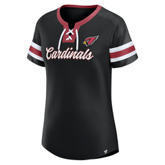 Women's Original State Lace-Up T-Shirt - Arizona Cardinals T-shirts