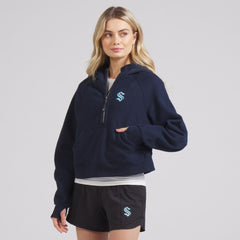 NHL Seattle Kraken lululemon Women's Scuba Oversized Half-Zip Hoodie