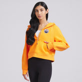 NHL Edmonton Oilers lululemon Women's Scuba Oversized Half-Zip Hoodie