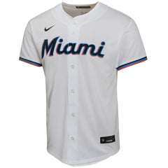 White Sandy Alcantara Miami Marlins Nike Youth Home Game Player Jersey