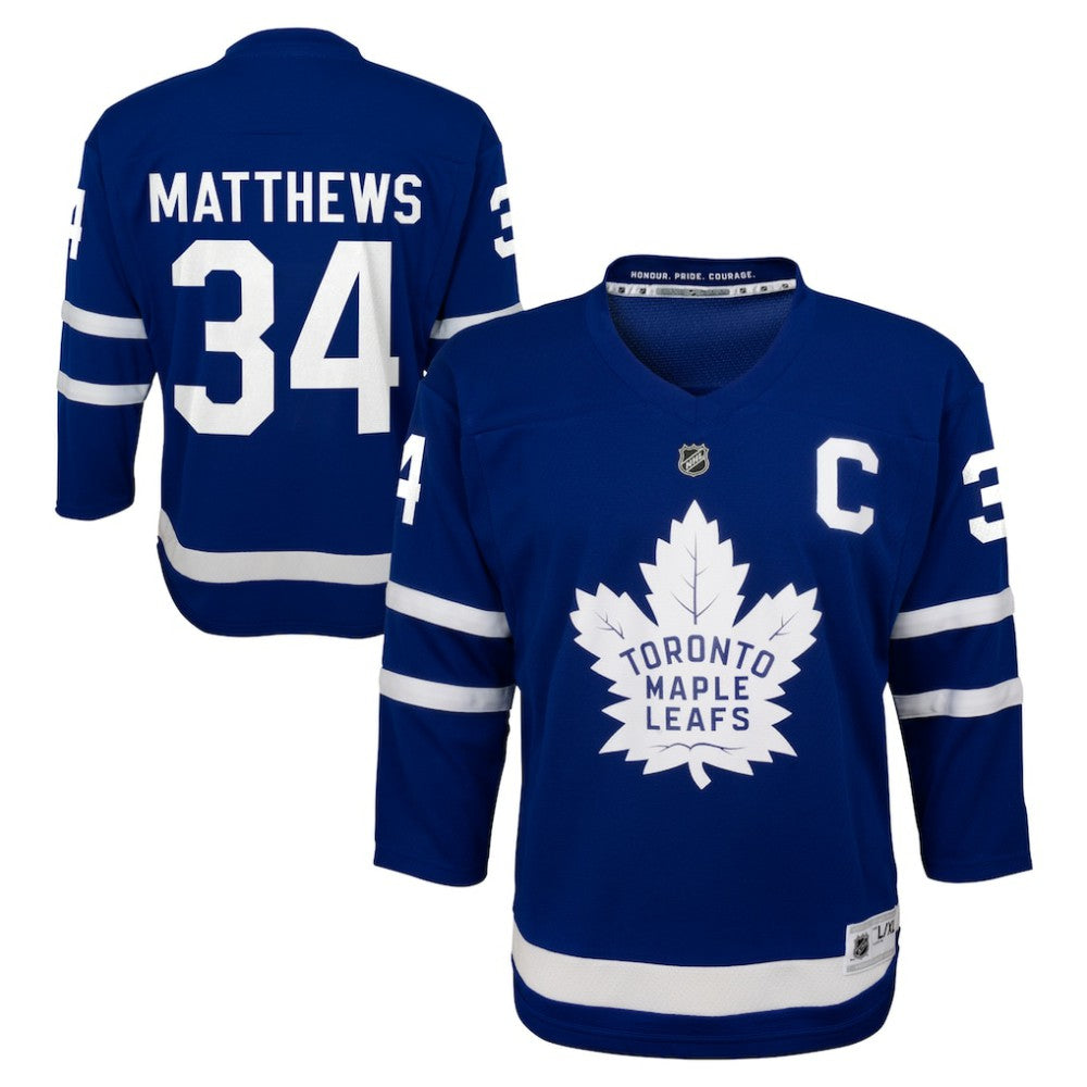 NHL Auston Matthews Toronto Maple Leafs Youth Home Replica Player Jersey