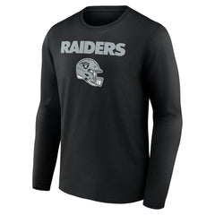 Brock Bowers Name & Number Team Wordmark Long Sleeve T-Shirt - Las Vegas Raiders T-shirts