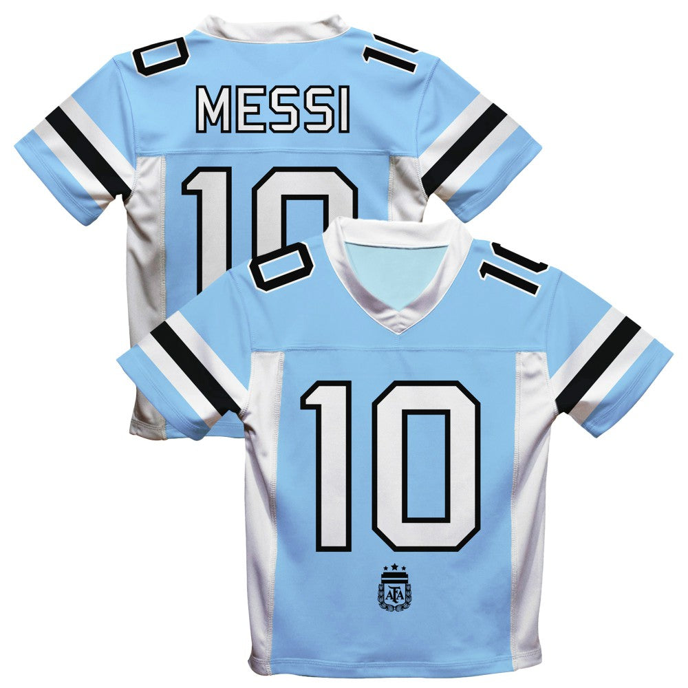 Lionel Messi Argentina National Team Vive La Fete Football Jersey