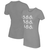 Gray Baltimore Orioles Tiny Turnip Women's Logo Grid T-Shirt