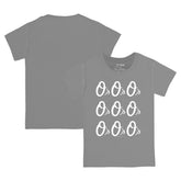 Gray Baltimore Orioles Tiny Turnip Youth Logo Grid T-Shirt