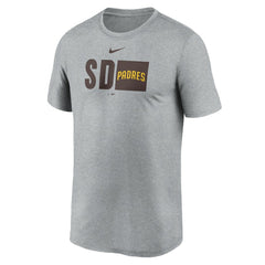 Heather Gray San Diego Padres Nike Tricode Legend Performance T-Shirt
