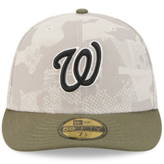 Light Beige/Olive Washington Nationals New Era 2025 Armed Forces Day 59FIFTY Fitted Hat