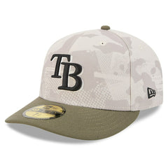Light Beige/Olive Tampa Bay Rays New Era 2025 Armed Forces Day 59FIFTY Fitted Hat
