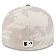 Light Beige/Olive Tampa Bay Rays New Era 2025 Armed Forces Day 59FIFTY Fitted Hat